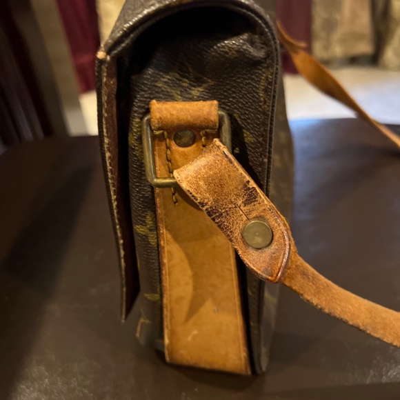 Louis Vuitton Cartouchiere Gm Brown Monogram Canvas Cross Body Bag - Picture 3 of 6